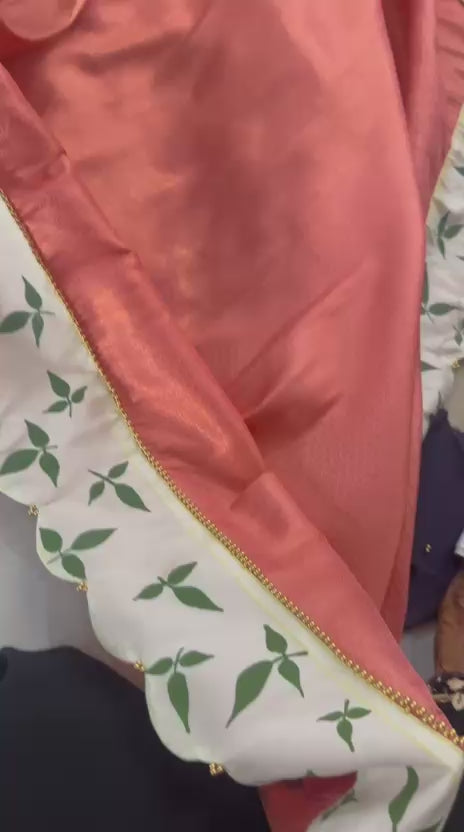 Kuber Pattu saree with Hand painted border